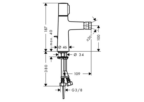 Смеситель для биде Hansgrohe Talis Select S 72202000