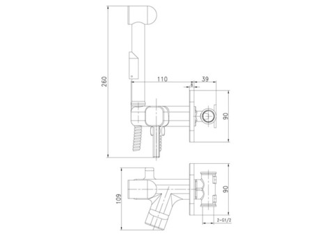 Смеситель для биде Lemark Solo LM7165C