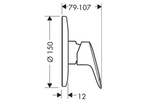 Смеситель для душа Hansgrohe Logis 71666000