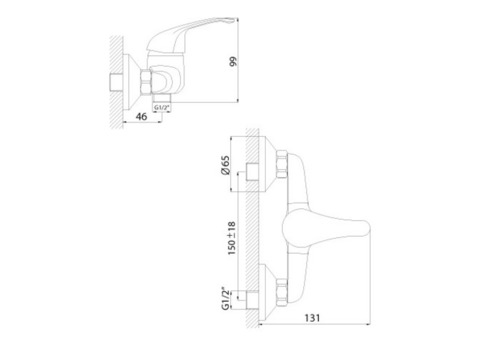 Смеситель для душа Rossinka A35-41