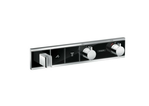 Термостат для душа Hansgrohe RainSelect 15355600 черный/хром