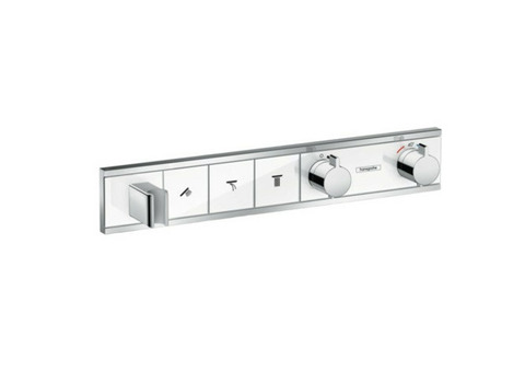 Термостат для душа Hansgrohe RainSelect 15356400 белый/хром