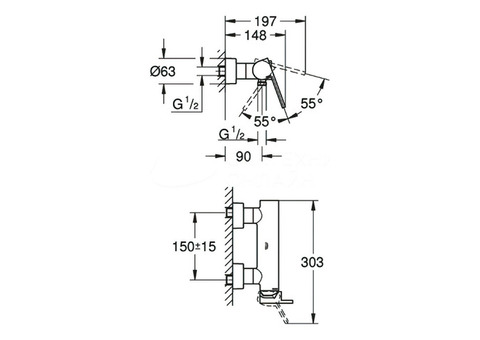 Смеситель Grohe Plus 33577003