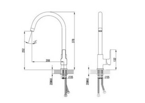 Смеситель для кухни Lemark Basis LM3605C