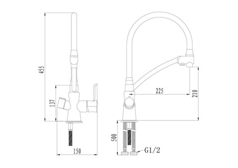 Смеситель для кухни Lemark Comfort LM3070C