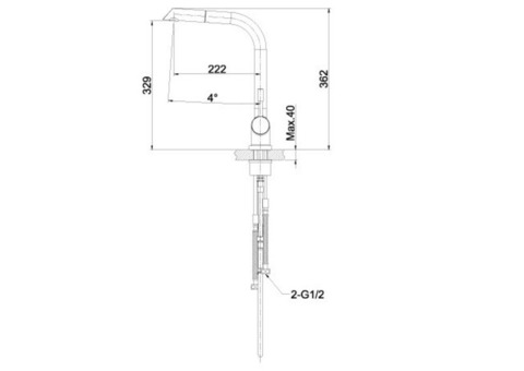 Смеситель для кухни Lemark Expert LM5075S