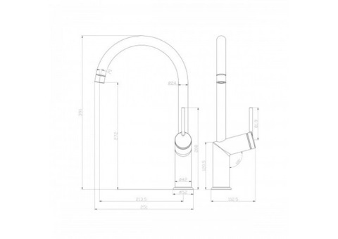 Смеситель для кухни Lemark Minima LM3805C