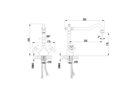 Смеситель для кухни Lemark Standard LM2109C