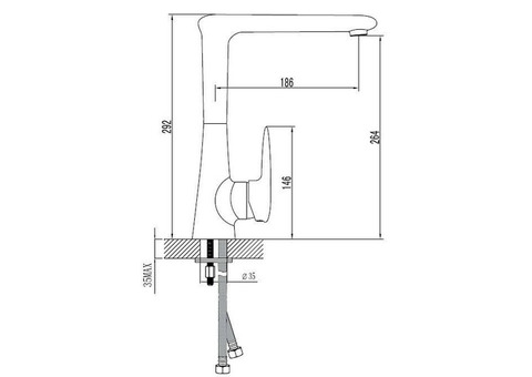 Смеситель для кухни Lemark Status LM4405C