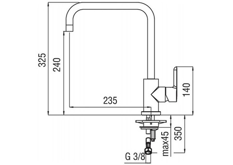 Смеситель для кухни Nobili Abc AB87134CR