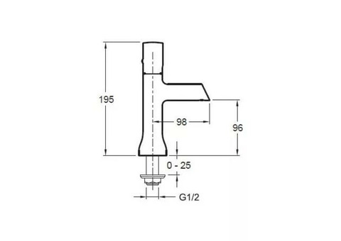 Кран для раковины Jacob Delafon Toobi E8967-BN