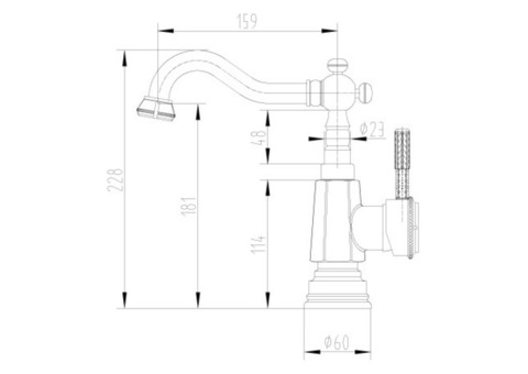 Смеситель для кухни Lemark Jasmine LM6604ORB