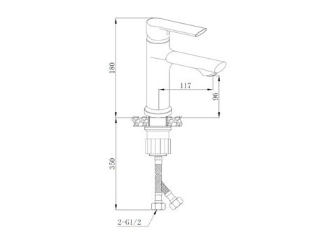 Смеситель для раковины Boch Mann BM8725