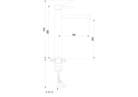 Смеситель для раковины Boch Mann stella BM8600