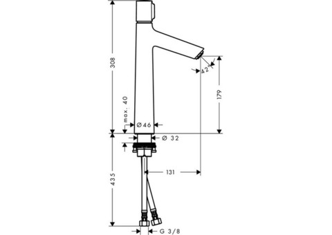 Смеситель для раковины Hansgrohe Talis Select S 190 72045000