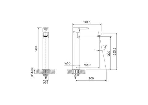 Смеситель для раковины Iddis Sena SENSB01i01 хром