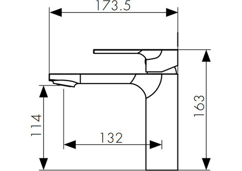 Смеситель для раковины Kaiser Linear 59011 хром