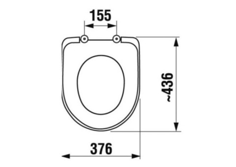 Сиденье для унитаза Jika Baltic 8932813000639