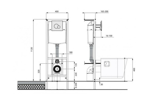 Унитаз подвесной Santek Лайн 1WH501729