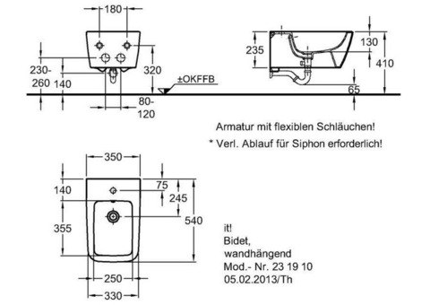 Биде подвесное Geberit iCon Square F231910000