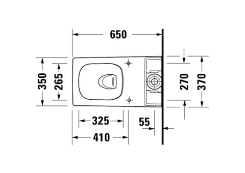 Унитаз подвесной Duravit Viu Rimless 2511090000-WG