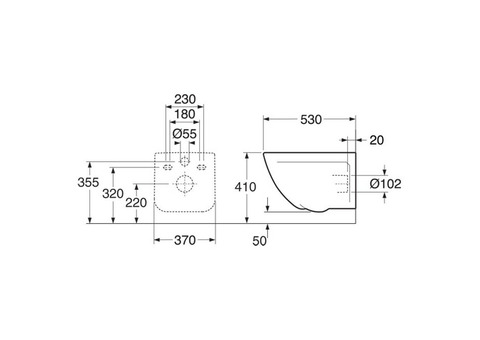 Унитаз подвесной Gustavsberg Artic 4330