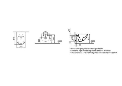 Унитаз подвесной Vitra Sento 7748B003-0075