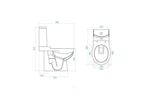 Унитаз-компакт Santek Аллегро 1WH301955