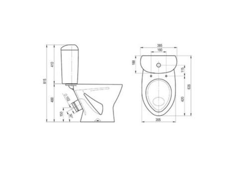 Унитаз-компакт Santeri Версия 1P4015S0000BF