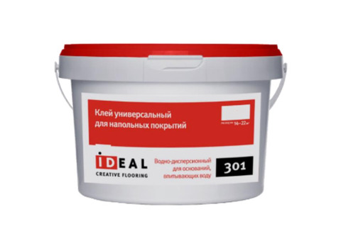 Клей Ideal 301 для бытовых ПВХ-покрытий 1,3 кг