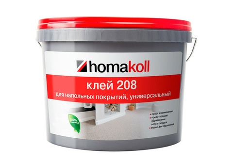 Клей для напольных покрытий Homakoll 208 универсальный 1,3 кг