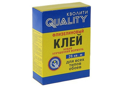 Клей обойный "QUALITY" для флизелиновых обоев, 200 гр