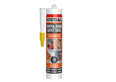 Монтажный клей Soudal Clear Fix прозрачный 280 мл