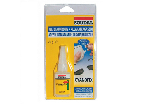 Клей секундный Soudal Cyanofix 84A 20 г