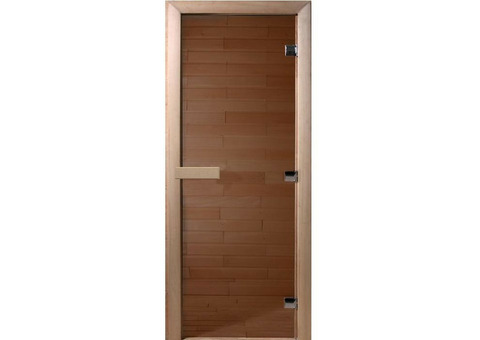 Дверь для сауны стеклянная Doorwood DW00016 бронза 700х1900 мм