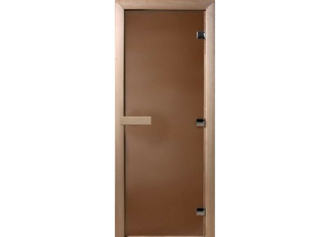 Дверь для сауны стеклянная Doorwood DW01115 бронза матовая 700х1800 мм