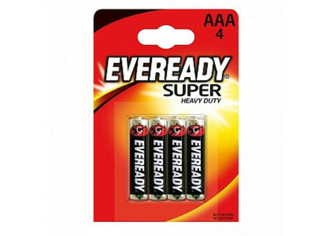 Батарейки "Energizer Eveready SUPER" LR03 AAA, (4шт/уп)