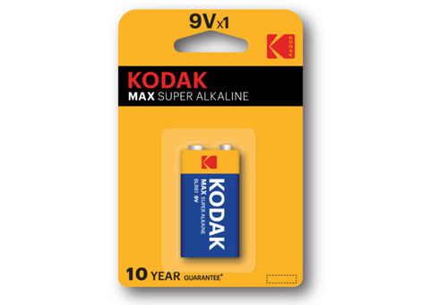 Батарейка алкалиновая Kodak Мax 6LR61-1BL 1 штука