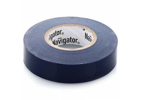 Изолента ПВХ Navigator 19 мм синяя NIT-A19-20/B