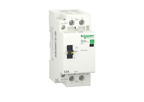 Контактор модульный Schneider Electric Resi9 R9C20263 1P+N 63А 2НО 230/250В АС 50Гц