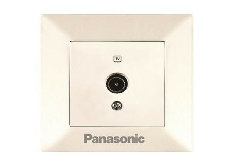 Розетка телевизионная проходная Panasonic Arkedia WMTC04522BG-RES 12dB одноместная кремовая