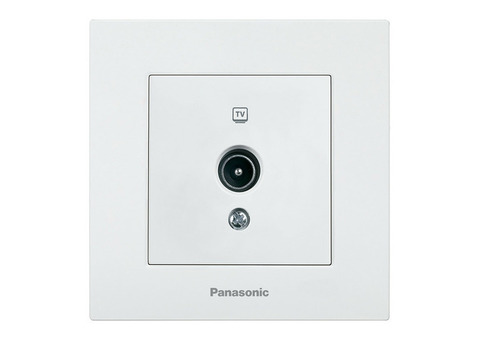 Розетка телевизионная проходная Panasonic Karre Plus WKTT04522WH-RES 12dB одноместная белая