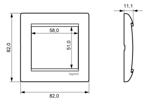 Рамка одноместная Legrand Valena 774451 белая
