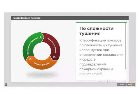 Интерактивное обучение на Специалиста по пожарной профилактике