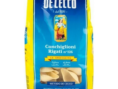 Паста DE CECCO №126 Conchiglioni 500 г по оптовым ценам