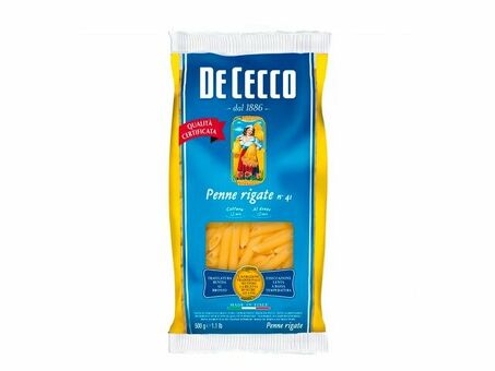 Паста DE CECCO №41 Penne Rigate 500 г по оптовым ценам