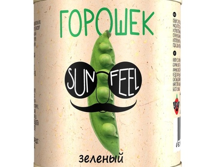 Горошек зелёный SUNFEEL ж/б 425мл по оптовым ценам