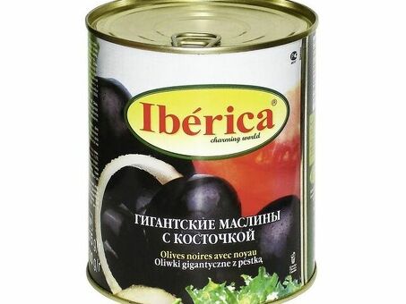 Маслины IBERICA гигант с/к ж/б 875 г по оптовым ценам