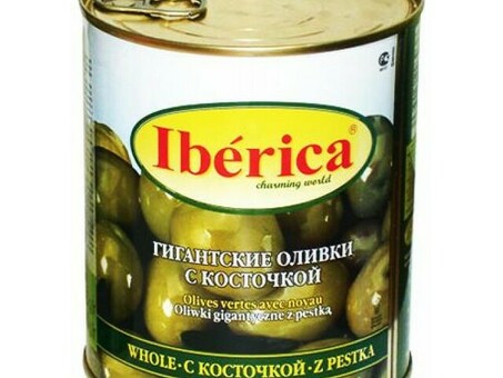 Оливки IBERICA Гигант с/к 875 г по оптовым ценам