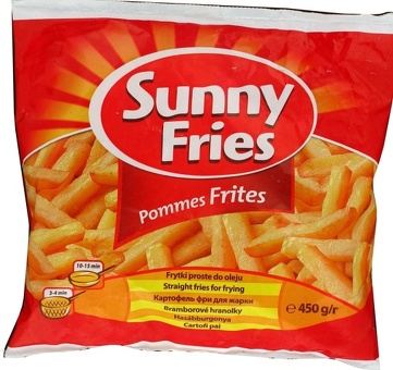 Картофель Фри SUNNY FRITES 10мм с/м 2,5 кг Кол-во штук в коробке - 5 шт по оптовым ценам